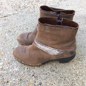 Merrell Luxe Mid Bitter Zip Leather Ankle Boots